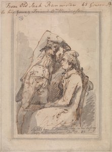 Jack Bannister en su camerino de Thomas Rowlandson